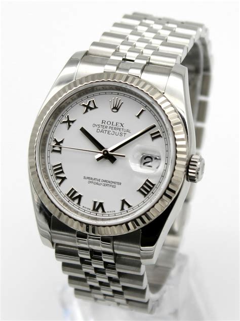 rolex with roman numerals and diamonds|rolex datejust 36 roman numerals.